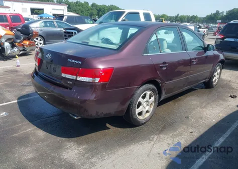 2006 Hyundai Sonata Gls V6/Lx V6 из США, поврежденный, VIN 5NPEU46F46H001709